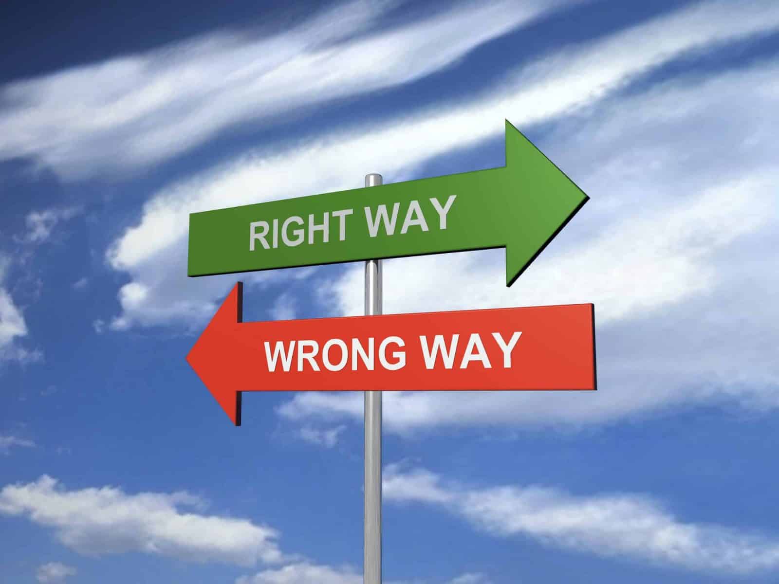 Right-Way-or-Wrong-Way Right-Way-or-Wrong-Way