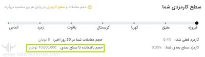 سطوح کاربری در صرافی تبدیل
