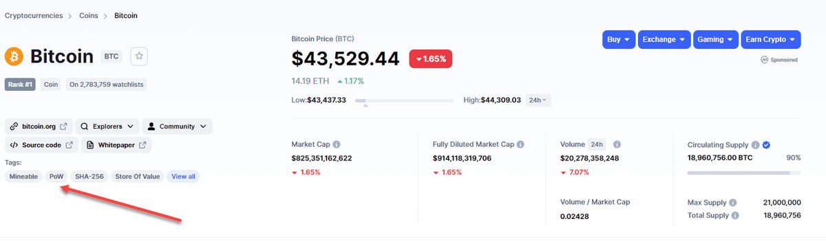 proof of stake