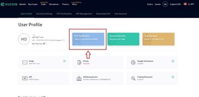 احراز هویت در صرافی کوکوین