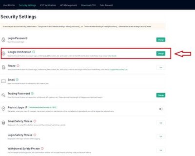 امنیت در صرافی کوکوین