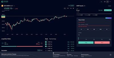 اهرم در صرافی کوکوین