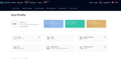 حساب کاربری در صرافی کوکوین
