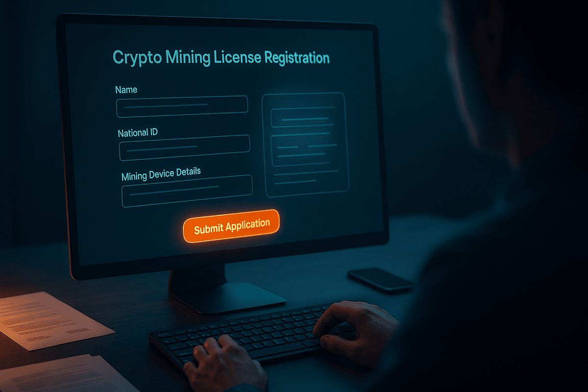 دریافت مجوز ماینینگ ارز دیجیتال
