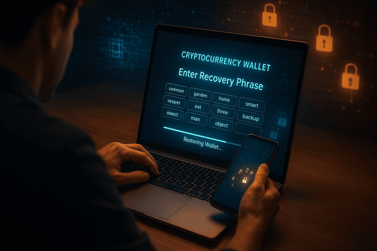 چگونه با عبارت بازیابی کیف پول خود را بازیابی کنیم؟