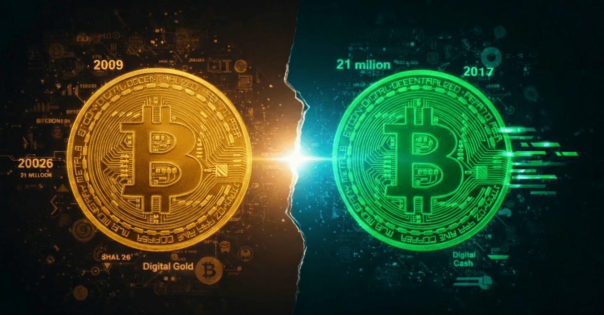 مقایسه بیت کوین و بیت کوین کش