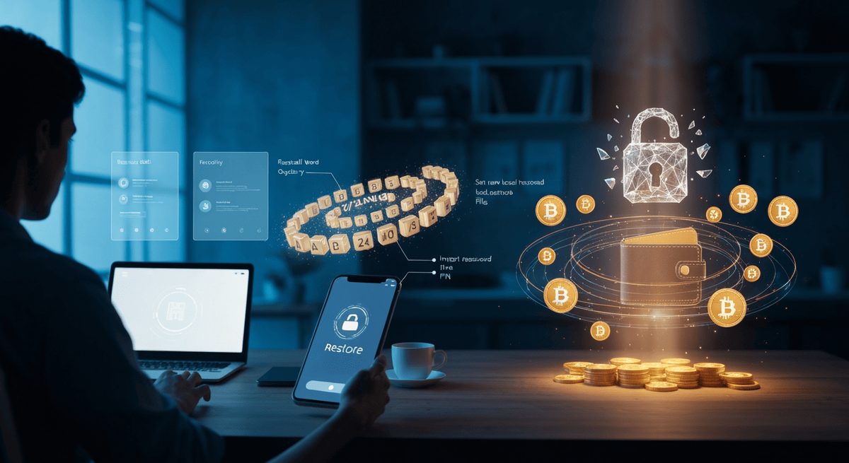 مراحل بازیابی کیف پول ارز دیجیتال مراحل بازیابی کیف پول ارز دیجیتال