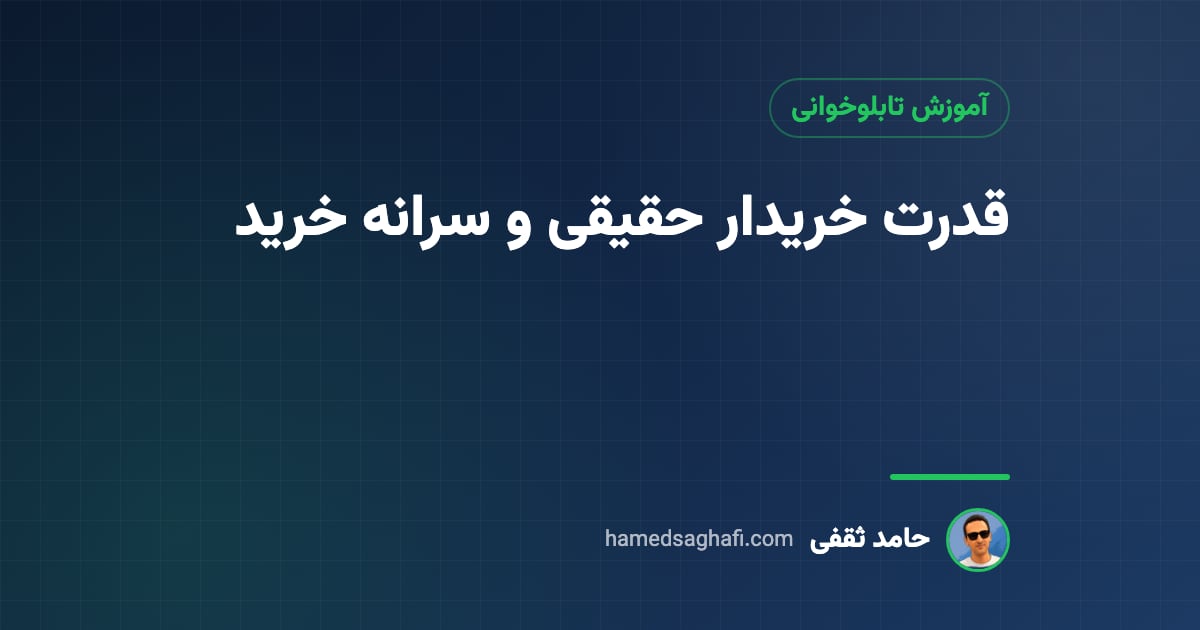 قدرت خریدار حقیقی چیست؟ سرانه خرید، سرانه فروش و ورود پول حقیقی به زبان ساده