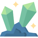 crystals کانی های غیر فلزی