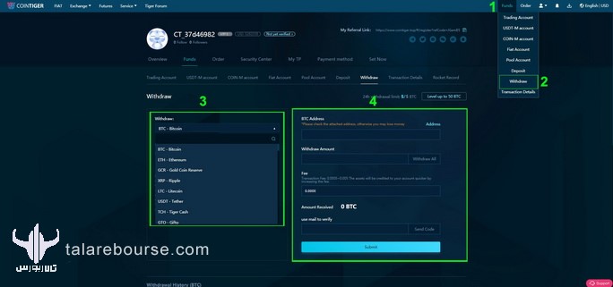 صرافی CoinTiger