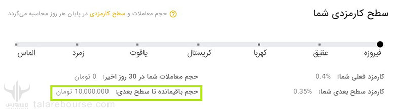 سطوح کاربری در صرافی تبدیل