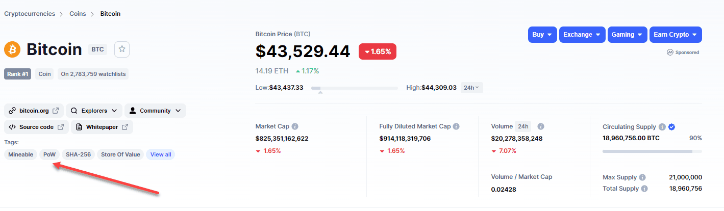 proof of stake
