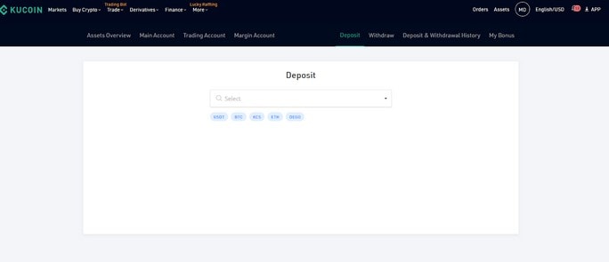 واریز به حساب در صرافی کوکوین