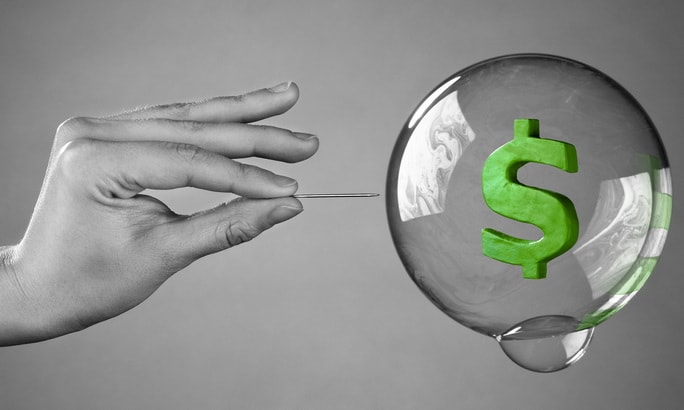 ترکیدن حباب قیمتی