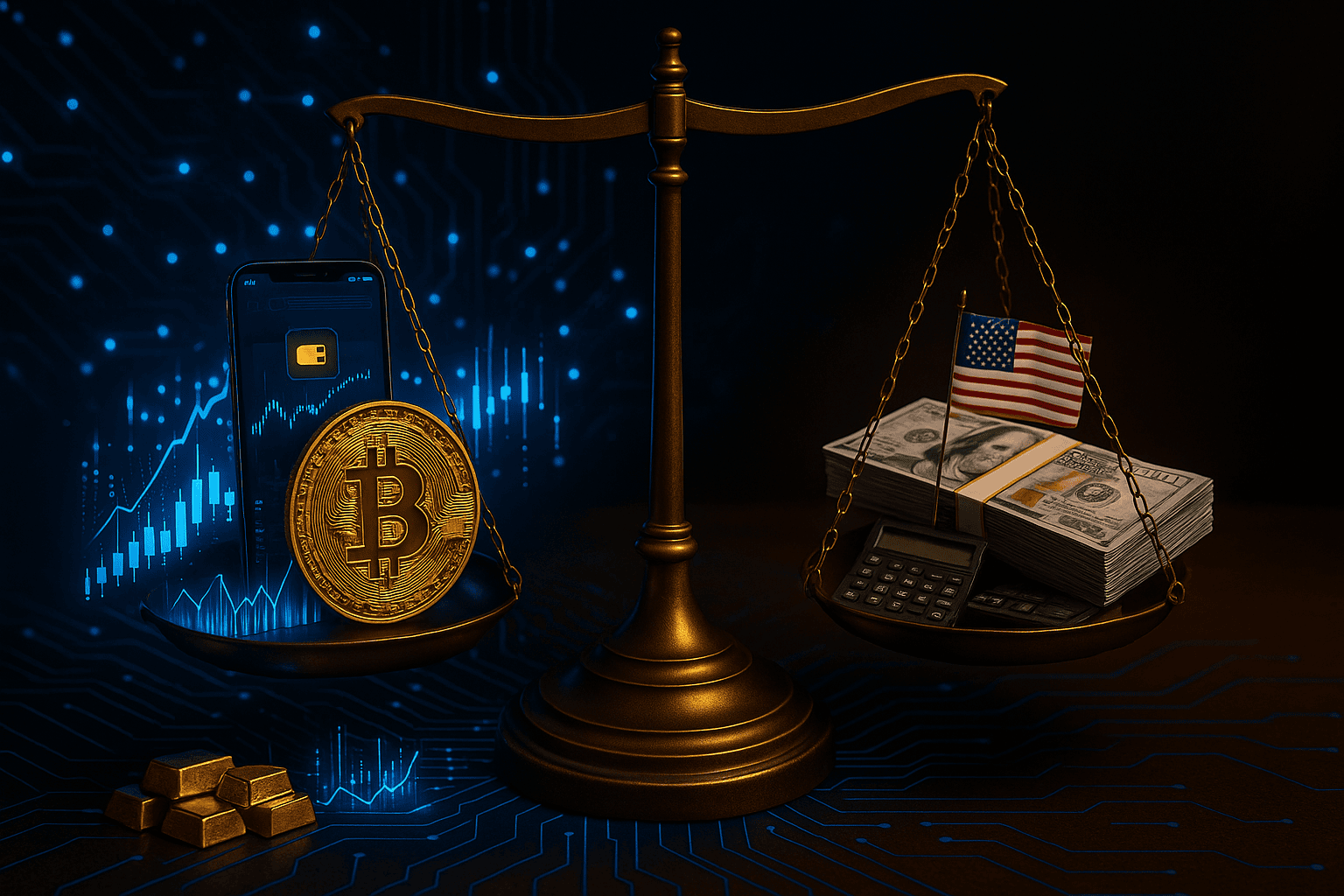 ارز دیجیتال در مقابل دلار