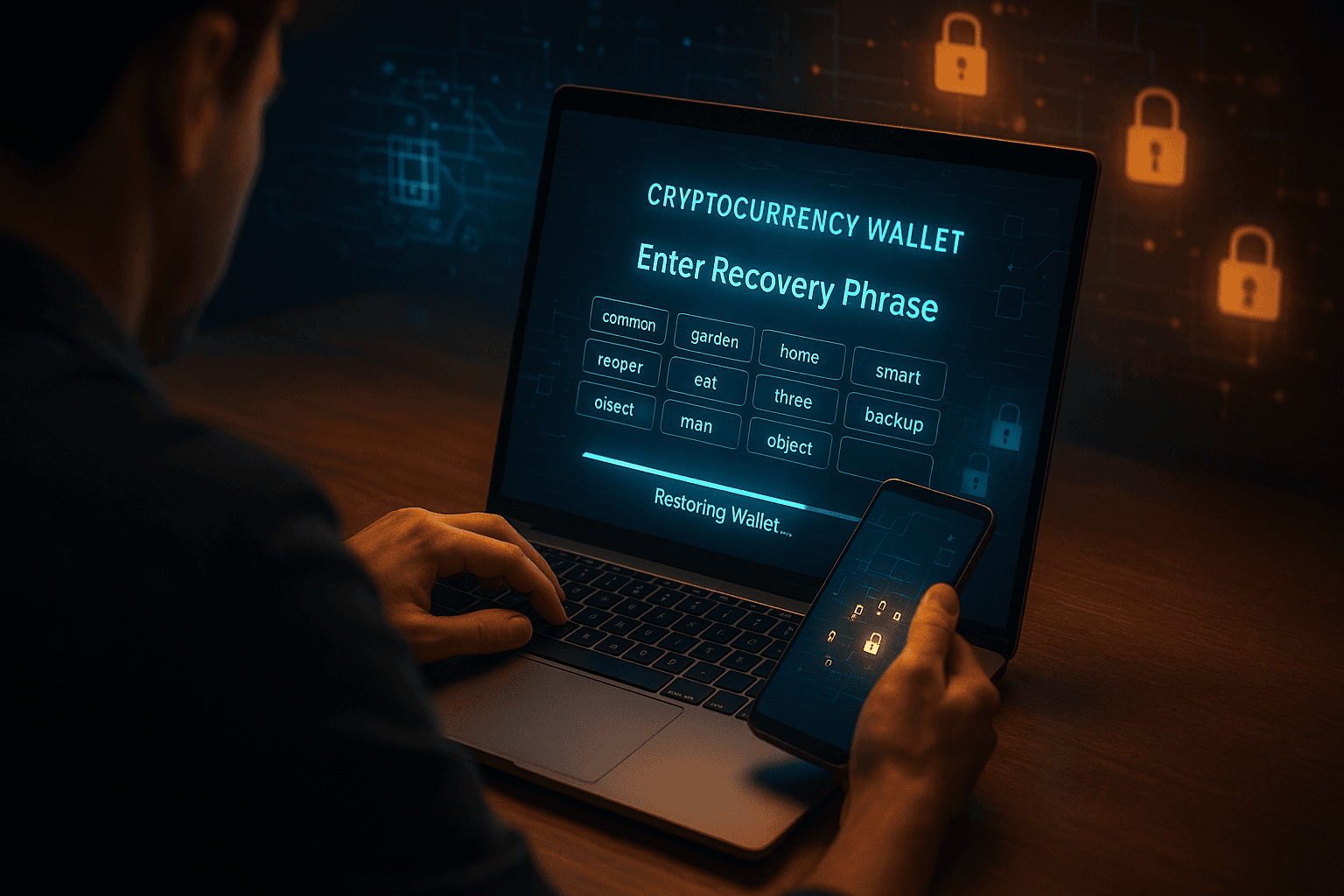 چگونه با عبارت بازیابی کیف پول خود را بازیابی کنیم؟