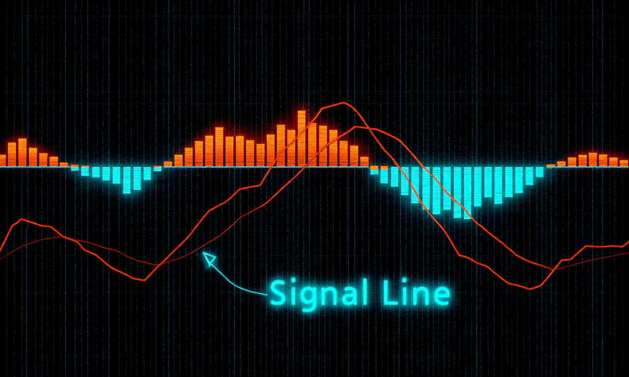 اندیکاتور مکدی (Moving Average Convergence Divergence – MACD)